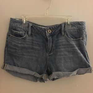 PAIGE "Jimmy Jimmy" Denim Mid-Rise Shorts